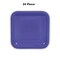 24 Count Purple Square Paper Dessert Plates Elegant Party Supplies Disposable 7"